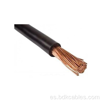 Alambre de cable eléctrico aislado de PVC flexible de un solo núcleo